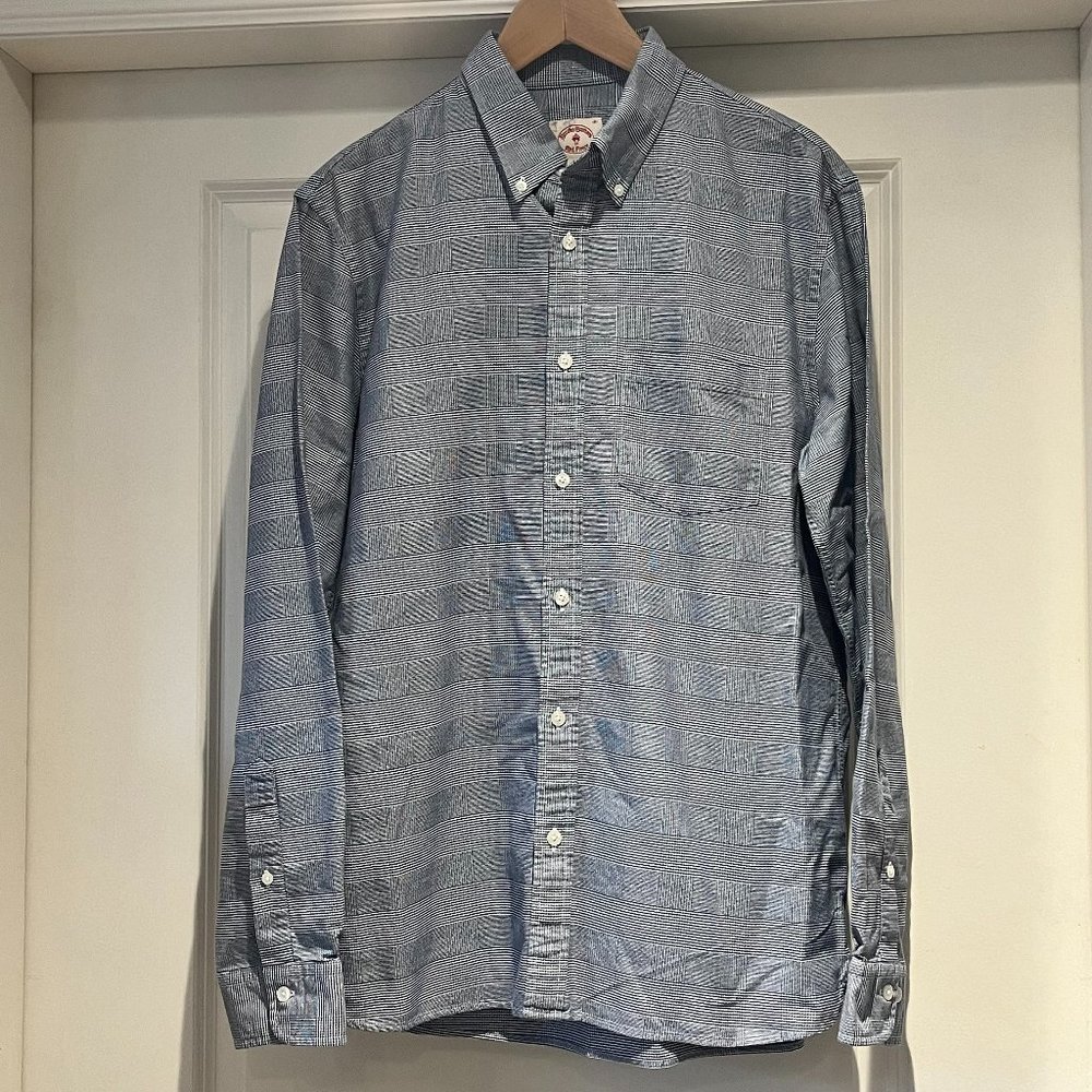 Excellent Quality Brooks Brothers checked dress shirt - Size Large